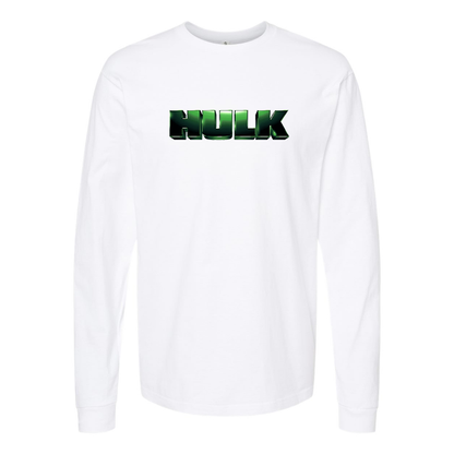 Youth Kids The Hulk Marvel Superhero Long Sleeve T-Shirt