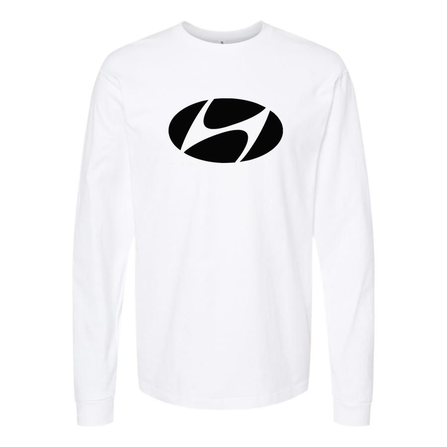 Men's Hyundai New Logo Car  Long Sleeve T-Shirt