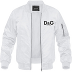 Men's Dolce and Gabbana Lightweight Bomber Jacket Windbreaker Softshell Varsity Jacket Coat