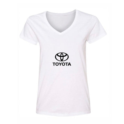 Women's Toyota Motorsport Car V-Neck T-Shirt