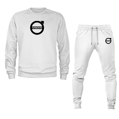 Men’s Volvo Car Crewneck Sweatshirt Joggers Suit