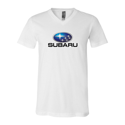 Men’s Subaru Car - BELLA + CANVAS - Jersey V-Neck Tee - 3005