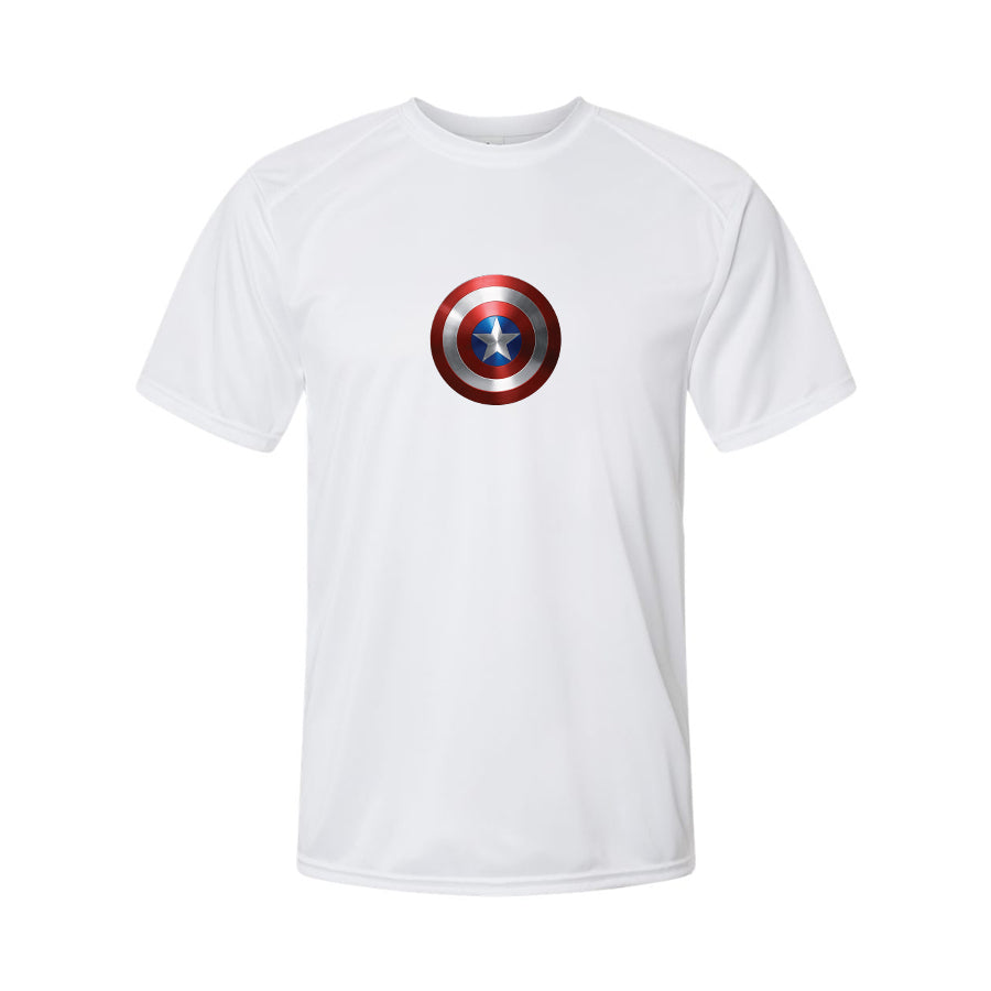 Men's Captain Apmerica Polyester T-Shirt