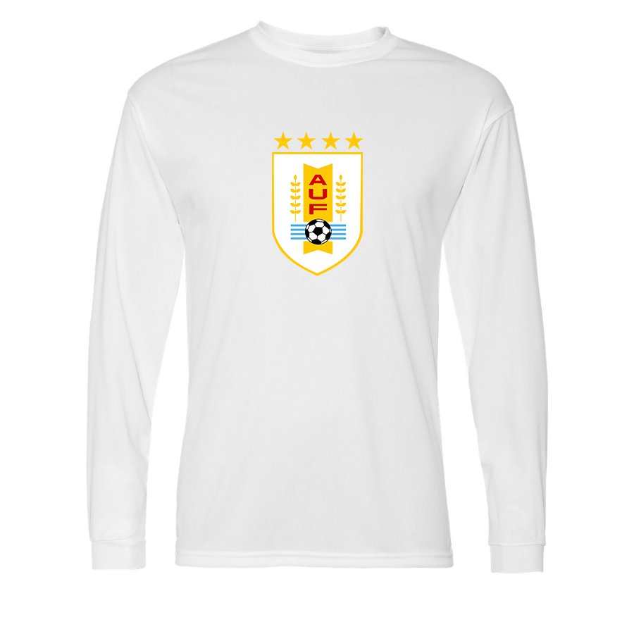 Men’s Uruguay National Soccer Team  - C2 Sport - Performance Long Sleeve T-Shirt - 5104