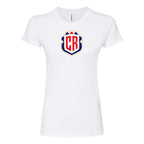 Women's Costa Rica National Soccer Team Round Neck T-Shirt