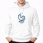 Men's France National Soccer Team Pullover Hoodie