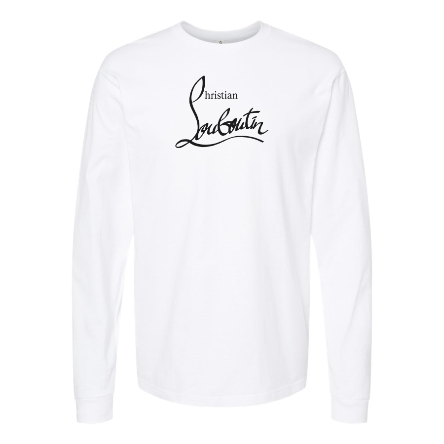 Men's Christian Louboutin Cotton Long Sleeve T-Shirt