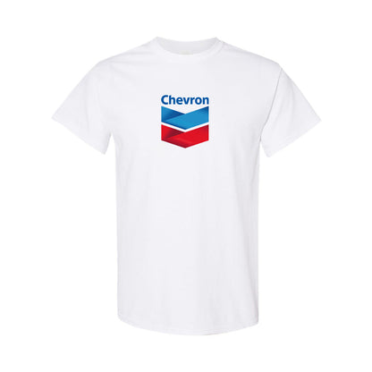 Men's Chevron Gas Station  Cotton T-Shirt