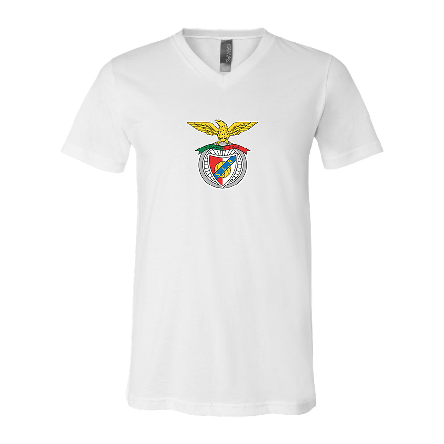 Men’s SL Benfica FC - BELLA + CANVAS - Jersey V-Neck Tee - 3005