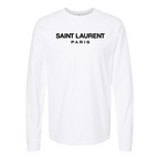 Men's Saint Laurent Cotton Long Sleeve T-Shirt