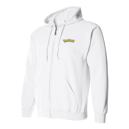 Men's Pokemon Cartoon Zipper Hoodie