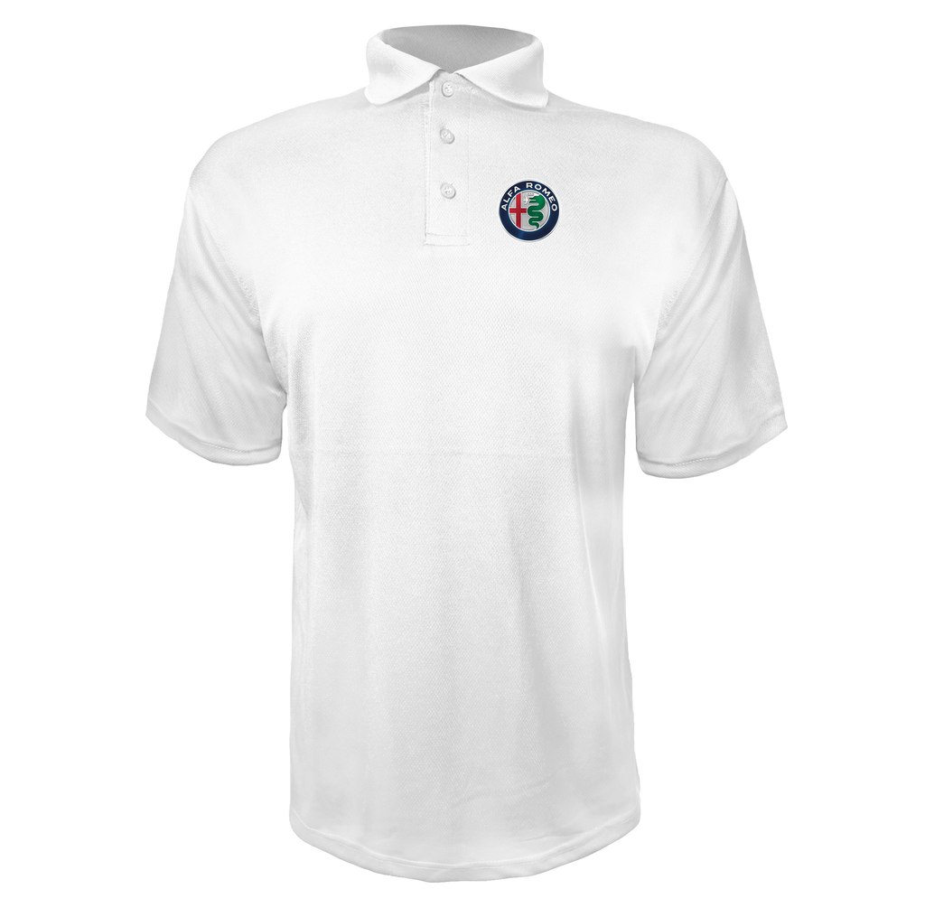 Men's Alfa Romeo Car Polyester Polo