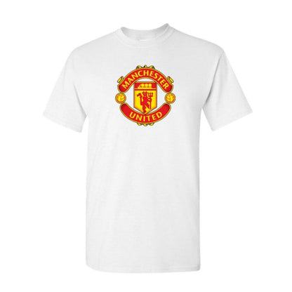 Youth Kids Manchester United Soccer Cotton T-Shirt