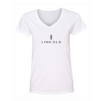 Women's Lincoln Car V-Neck T-Shirt