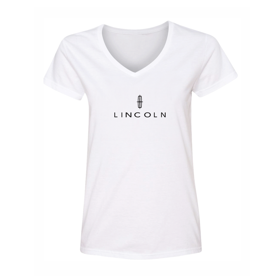 Women's Lincoln Car V-Neck T-Shirt