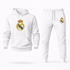 Men’s Real Madrid Soccer Logo Hoodie Joggers Set