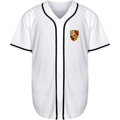 Men’s Porsche Car Baseball Jersey