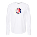 Youth Kids Costa Rica National Soccer Team Long Sleeve T-Shirt