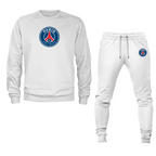 Men’s Paris-Saint Germain Soccer Soccer Logo Crewneck Sweatshirt Joggers Suit