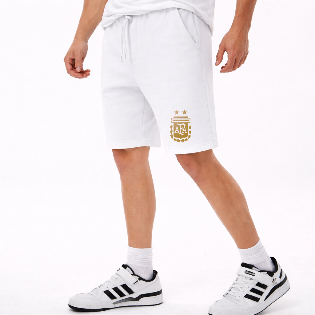 Men's Argentina Soccer Athletic Fleece Shorts