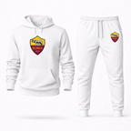 Men's AS Roma FC Logo Hoodie Joggers Set