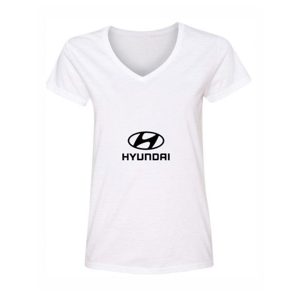 Women's Hyundai Car V-Neck T-Shirt