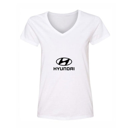 Women's Hyundai Car V-Neck T-Shirt