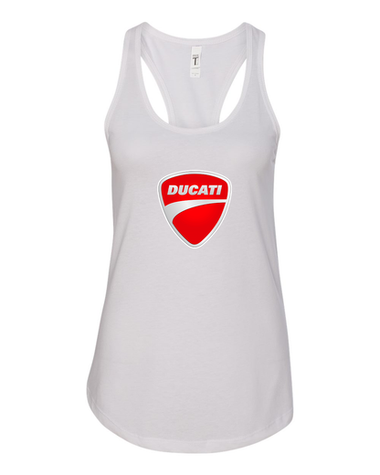 Women's Ducati Motorcycle Racerback Tank Top