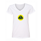 Women's Lotus Car V-Neck T-Shirt