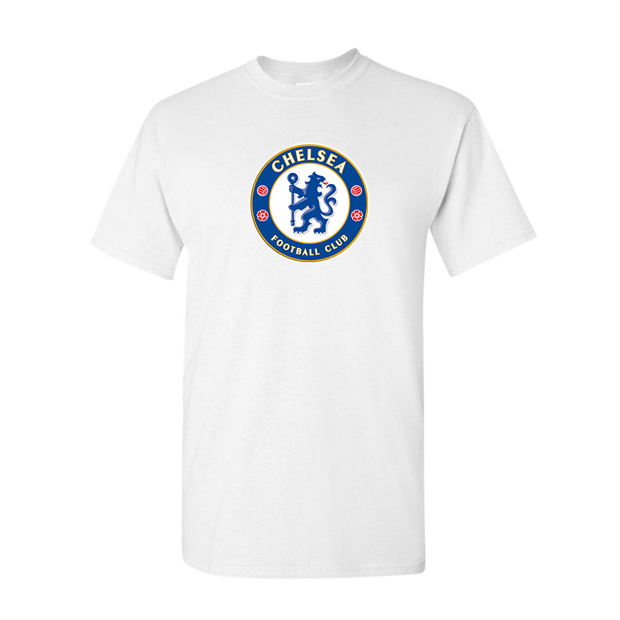 Youth Kids Chelsea Soccer Cotton T-Shirt