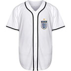Men's England National Soccer Team Baseball Jersey