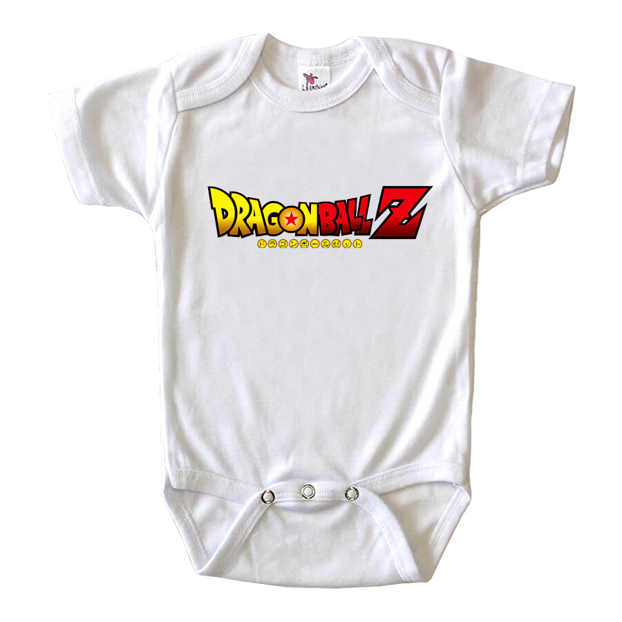 Dragon Ball Z Cartoon Title Baby Romper Onesie