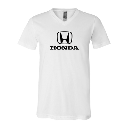 Men’s Honda Motorsport - BELLA + CANVAS - Jersey V-Neck Tee - 3005