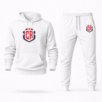Men's Costa Rica National Soccer Team Hoodie Joggers Set