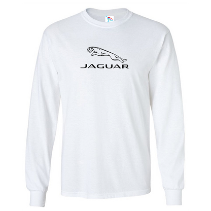 Youth Kids Jaguar Symbol Car Long Sleeve T-Shirt