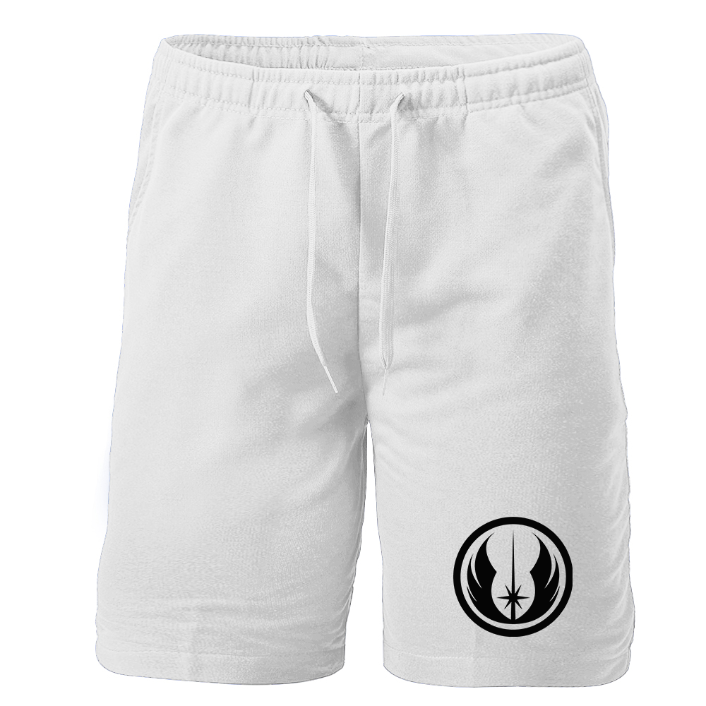Men's Jedi Star Wars Movie Athletic Fleece Shorts