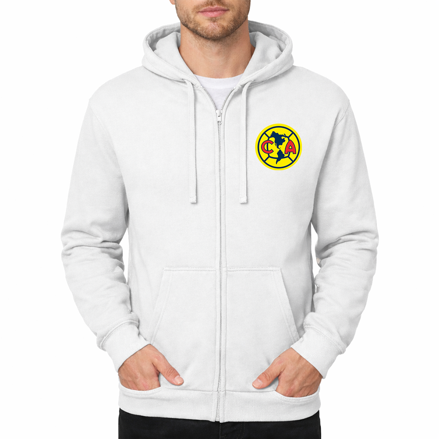 Men's Club America Football Zipper Hoodie