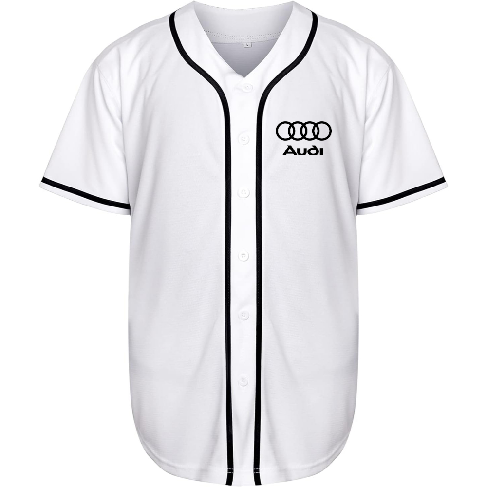 Men's Audi Motorsports Car Baseball Jersey