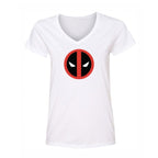 Women's Deadpool Marvel Superhero V-Neck T-Shirt