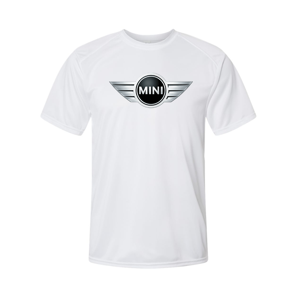 Youth Kids Mini Cooper Car Polyester T-Shirt