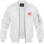 Men's Spiderman Marvel Avengers Superhero Lightweight Bomber Jacket Windbreaker Softshell Varsity Jacket Coat