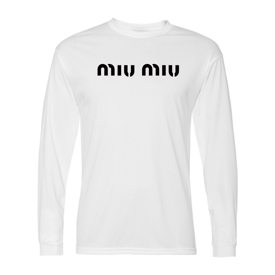 Men's Miu Miu Polyester Long Sleeve T-Shirt