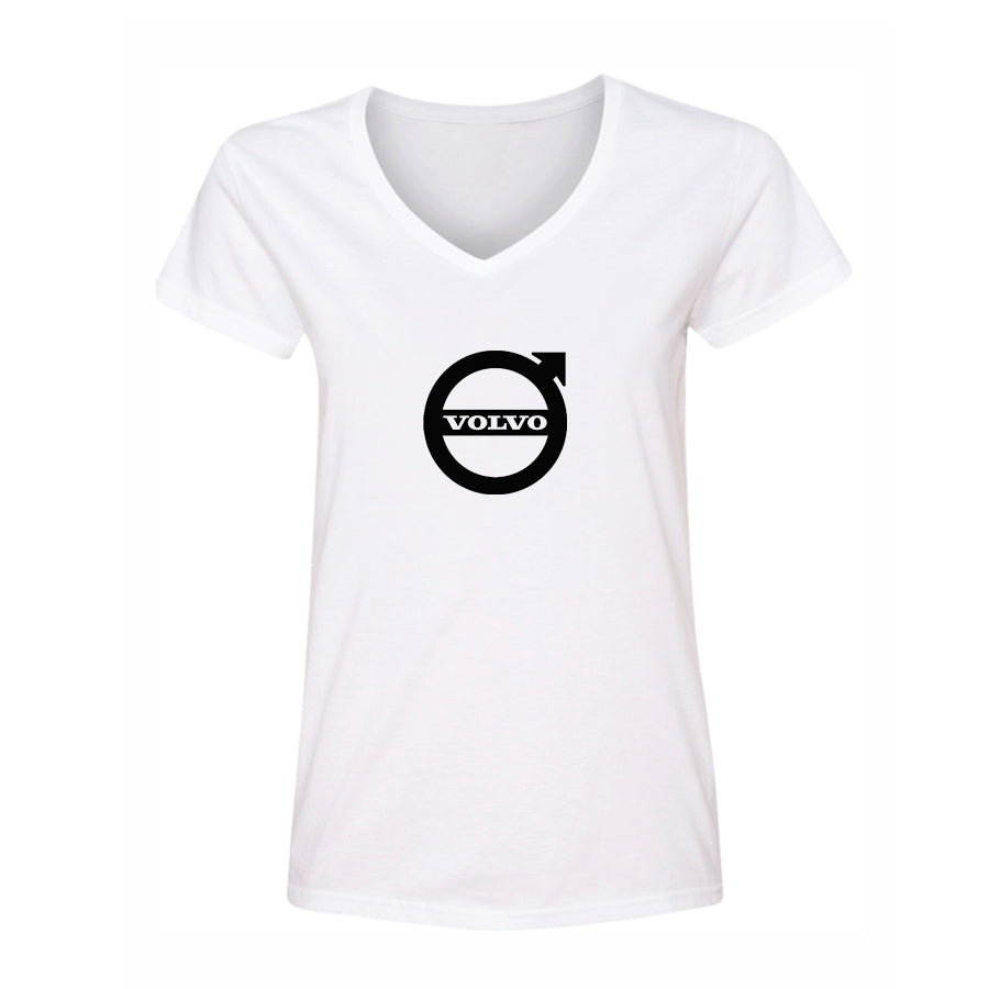 Women's Volvo Car V-Neck T-Shirt