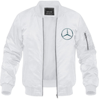 Men's Mercedes-Benz New Car Lightweight Bomber Jacket Windbreaker Softshell Varsity Jacket Coat