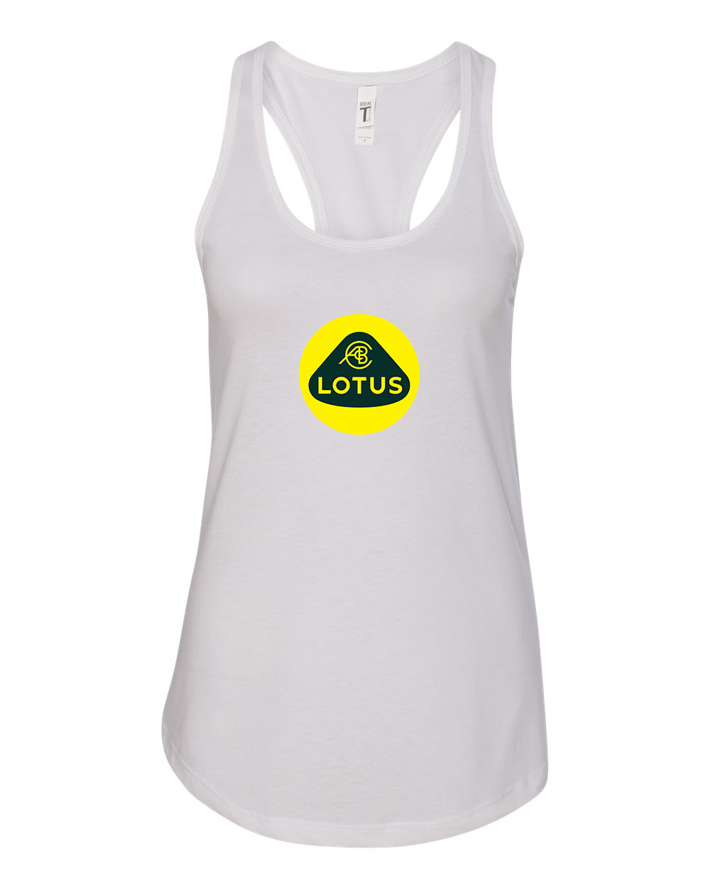 Women's Lotus Car Racerback Tank Top