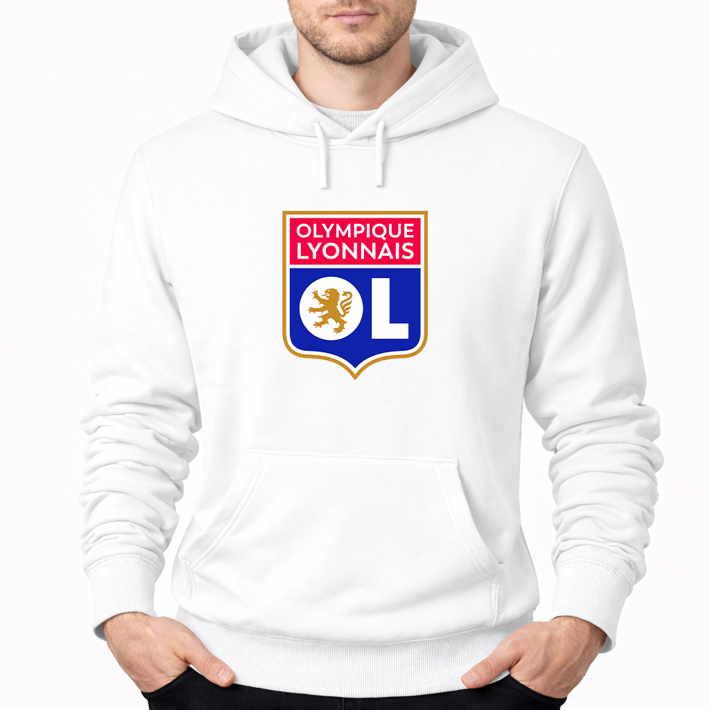 Men's Olympique Lyonnais FC Pullover Hoodie