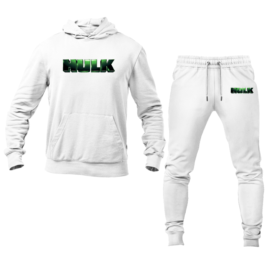 Men's The Hulk Marvel Superhero Hoodie Joggers Set