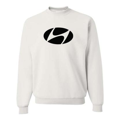 Men's Hyundai New Logo Car  Crewneck Sweatshirt