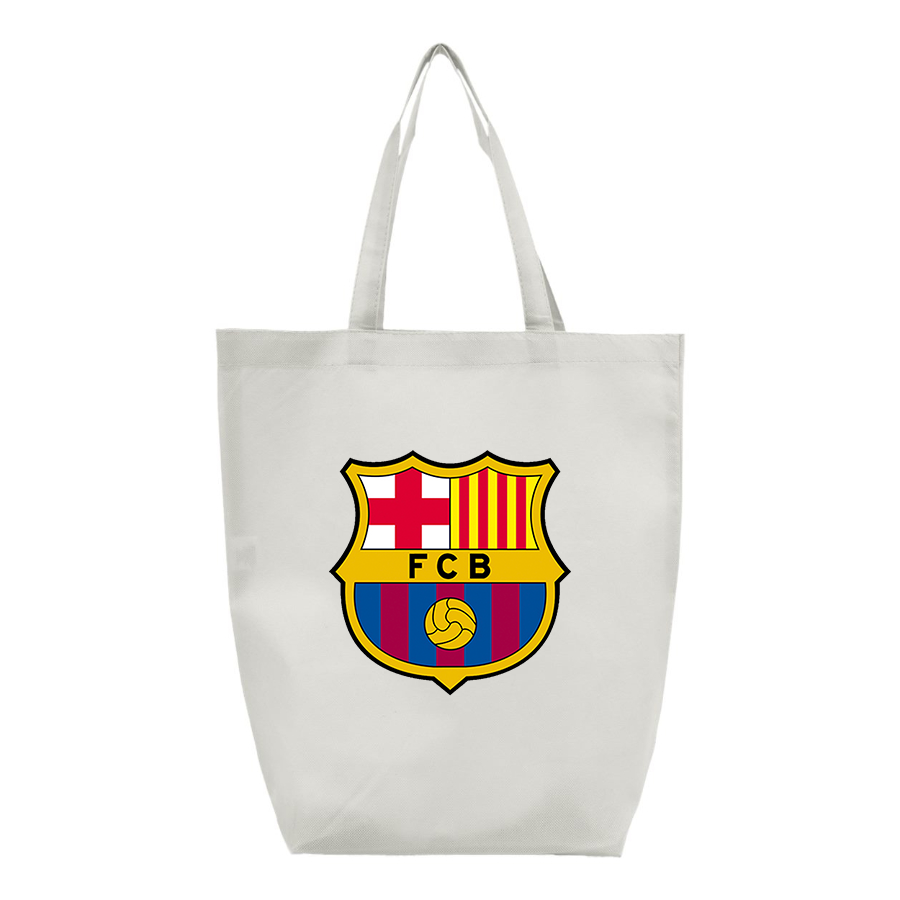 F.C. Barcelona Soccer - Q-Tees - Non-Woven Gusset Bottom Tote - Q1251