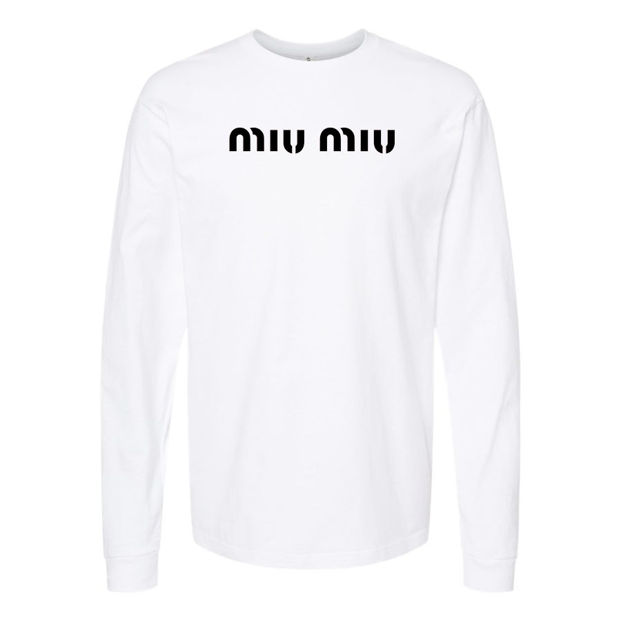Men's Miu Miu Cotton Long Sleeve T-Shirt